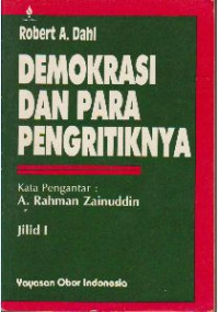 Demokrasi dan para pengritiknya jilid I dan II