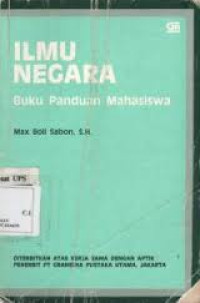 Ilmu negara : buku panduan mahasiswa