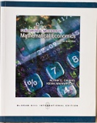 Fundamental methods of mathematical economics