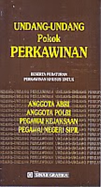 Undang-undang pokok perkawinan