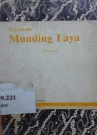 Munding laya : wawacan