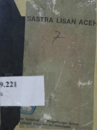 Sastra lisan Aceh