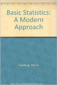 Image of Basic statistics : a modern approach
