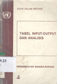 Tabel input-output dan analisis/perserikatan bangsa-bangsa