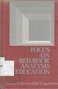 Focus on behavior analysis in education