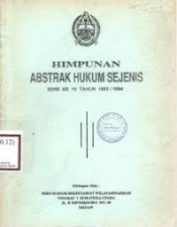 Himpunan abstrak sejenis : edisi ke 15 tahun 1992/1993