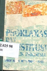 Proklamasi dan konstitusi RI