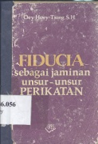 Fiducia sebagai jaminan unsur-unsur perikatan