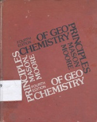 Principles of geochemistry