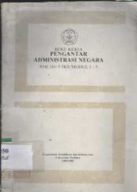 Buku pengantar administrasi negara