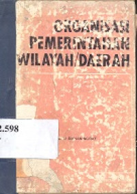 Organisasi pemerintahan wilayah daerah