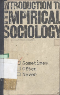 Introduction to empirical sociology