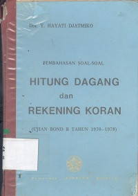 Pembahasan soal-soal hitung dagang dan rekening koran