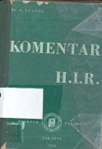 Komentar H.IR