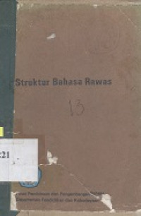 Struktur bahasa Rawas