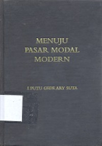 Menuju pasar modal modern