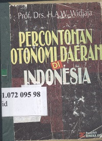 Percontohan otonomi daerah di Indonesia