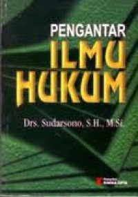 Pengantar ilmu hukum