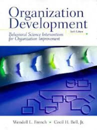 Organization development : Behavioral science interventions for organization improvement