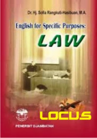 English for specific purposes : law