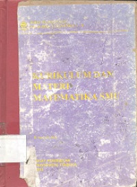 Buku materi pokok kurukulum dan materi matematika SMU PAMA 4205/3 SKS/modul 1-9