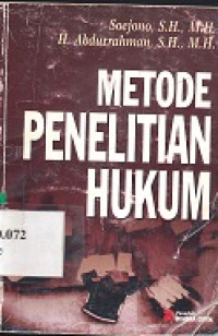 Metode penelitian hukum