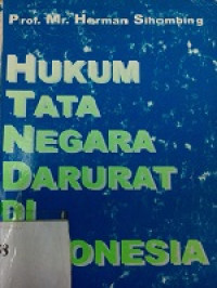 Hukum tata negara darurat di Indonesia