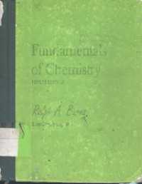 Fundamentals of chemistry