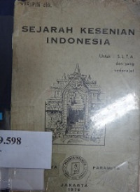 Sejarah kesenian Indonesia