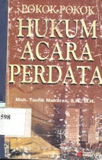 Pokok-pokok hukum acara perdata