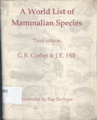 A world list of mammalian species