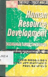 Human resource development : pengembangan sumber daya manusia