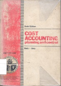 Cost accounting : planning and control