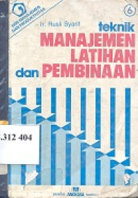Image of Teknik manajemen latihan dan pembinaan