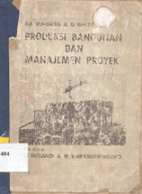 Image of Produksi bangunan dan manajemen proyek