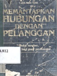 Memantapkan hubungan dengan pelanggan