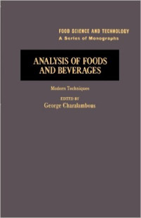 Image of Analysis of food and beverages : modern techniques