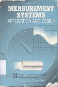 Measurement systems : application and design