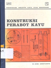 Konstruksi perabot kayu