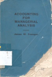Accounting for managerial analysis