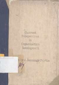 Image of Current perpectives in organization development