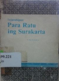 Sejarahipun para ratu ing Surakarta