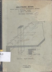 Image of Konstruksi beton : sistem lantai menerus berdasarkan metode koefisiensi momen, portal ekivalen