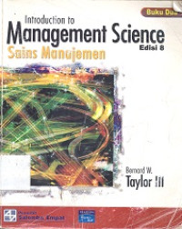 Introduction to management science: sains manajemen