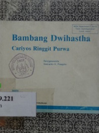 Bambang Dwikastha Cariyos Ringgit Purwa