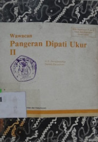 Wawacan pangeran dipati ukur I