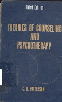 Theories of counseling and psychotherapy