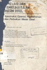 Operasi pemeliharaan mesin disel