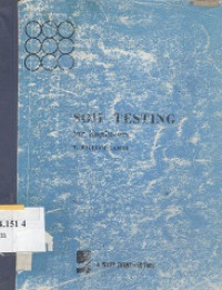 Image of Soil testing : For engineers