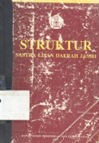 Struktur sastra lisan daerah Jambi